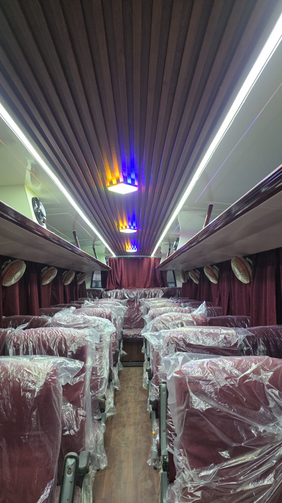 Tata AC Coach 39 Seater Back View