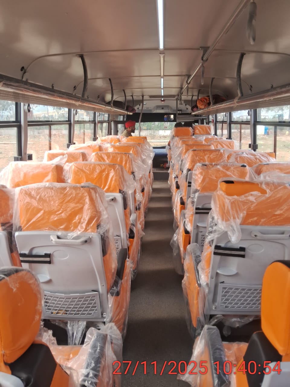 Tata Bus 45 Seater Interior