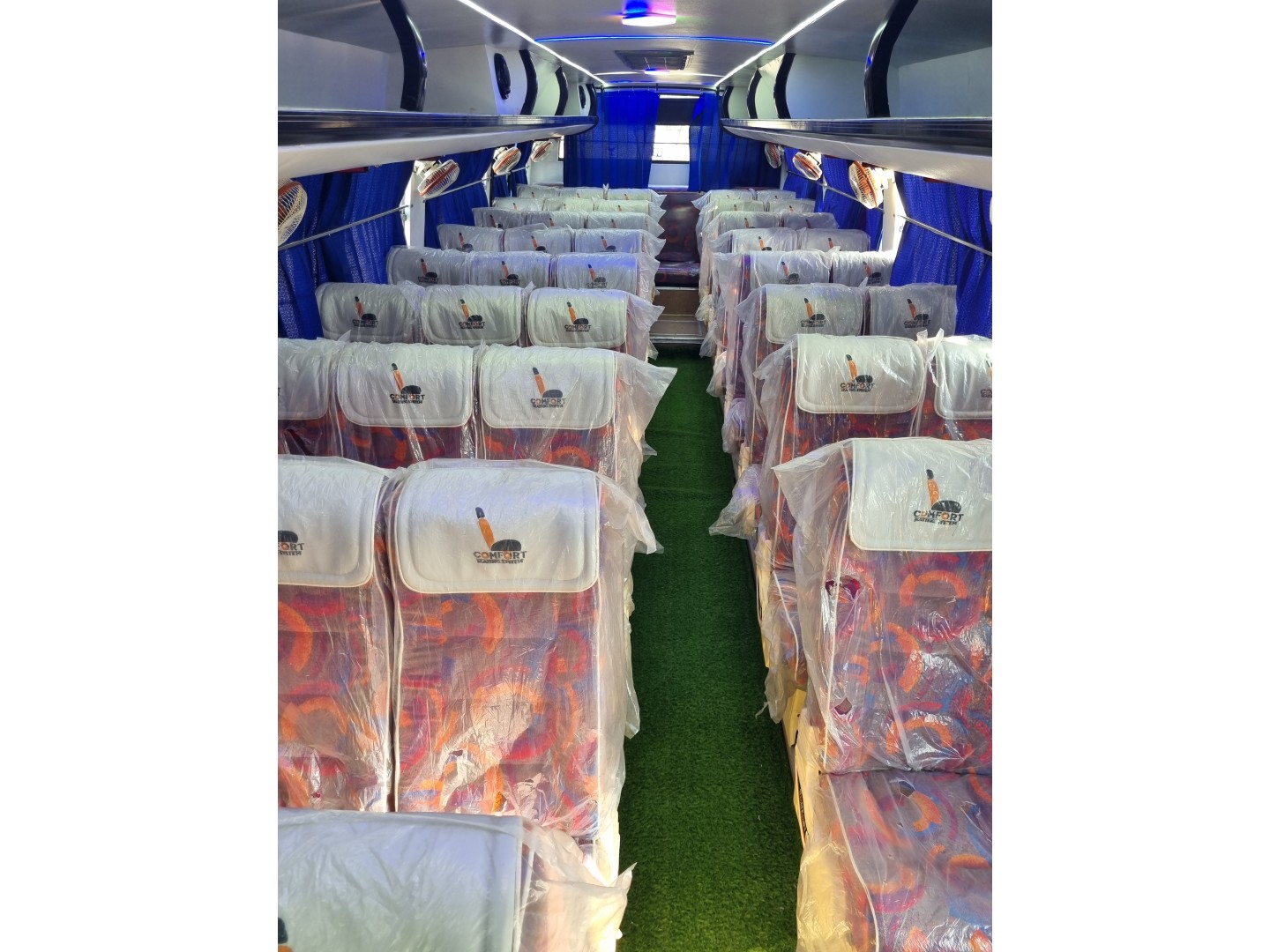 Tata AC Coach 48 Seater Interior